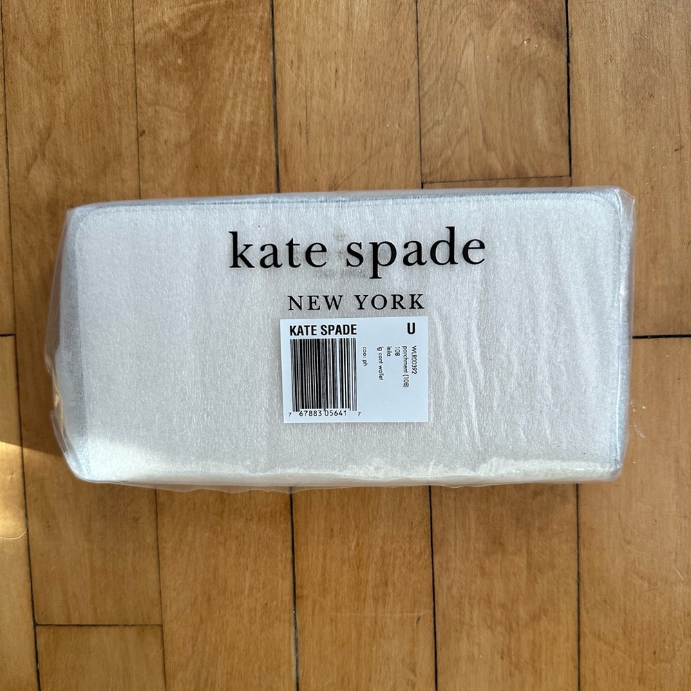 NWT Kate Spade ♠️ Leila Large Continental Wallet / Parchment - Picture 3 of 5